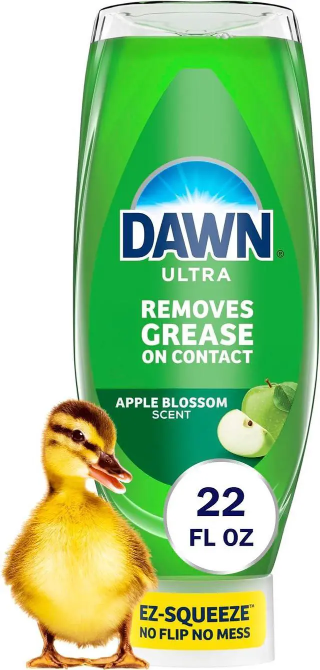 Main image of Dawn Ultra Dish Soap Apple Blossom Scent Liquid Dishwashing Detergent, Powerful Dish Soap for Grease Removal, Best Dishwashing Liquid from Trusted Dawn Products, Ultra Cleaning Performance, 22 oz