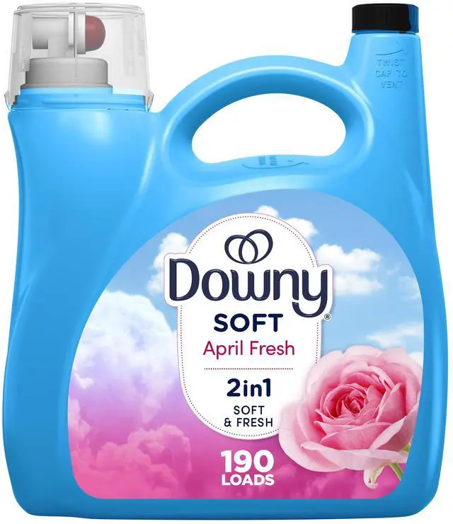 Main image of Downy April Fresh 2-in-1 Liquid Fabric Softener, 140 Fl Oz, 190 Loads, Fresh & Soft