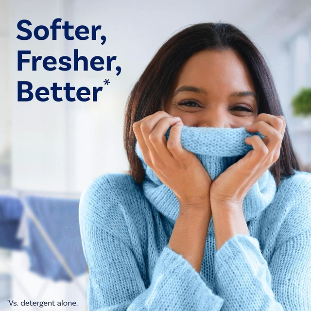 Alt view image 2 of 7 - Downy Soft 2 in 1 Soft and Fresh Liquid Fabric Softener, Cool Cotton, 140 fl oz, 190 Loads