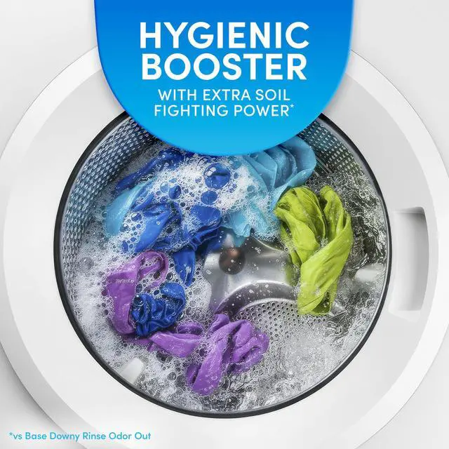 Alt view image 5 of 7 - Downy RINSE & REFRESH Laundry Odor Remover and Fabric Softener for Activewear, Active Fresh Scent, 48 oz