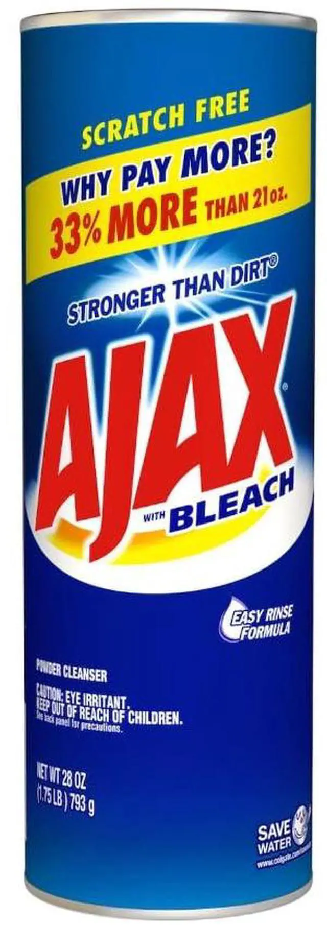 Main image of Ajax Powder Cleanser with Bleach - 21 ounce (Pack of 12)