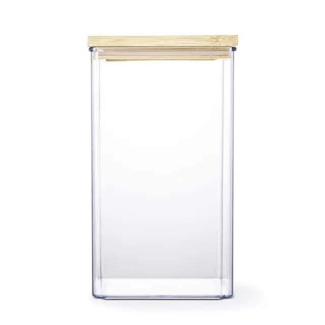 Alt view image 5 of 6 - Thyme & Table 11.6-Cup Pantry Food Storage Container with Bamboo Lid