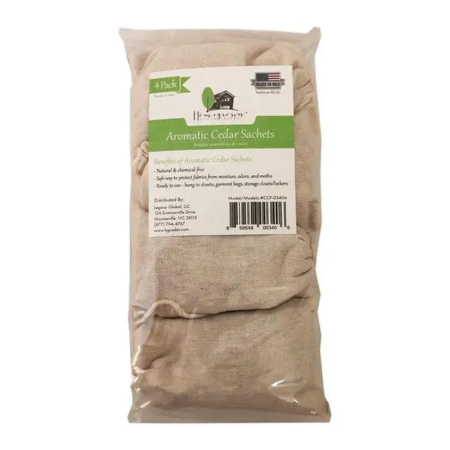 Alt view image 5 of 6 - Homegrown Cedar Products Cedar Sachets for Moth Prevention and Fragrance