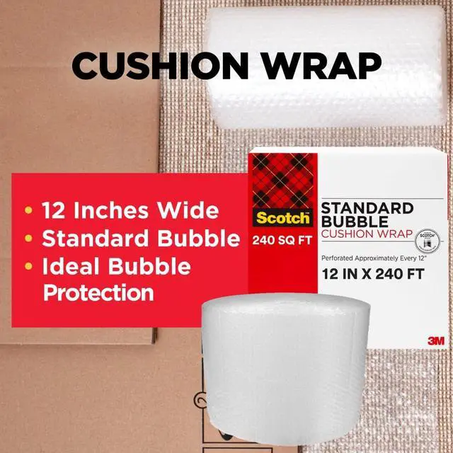Alt view image 6 of 6 - Scotch Cushion Wrap, 12 in x 10 ft, 1 Roll