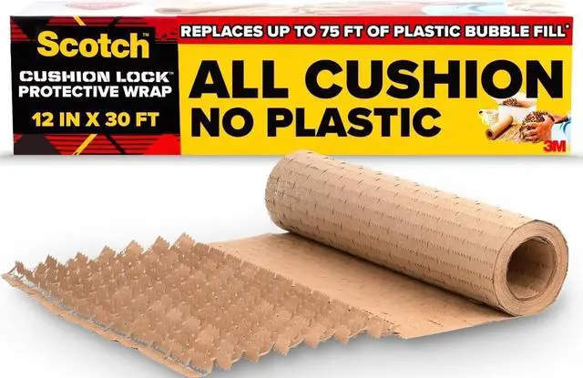 Main image of Scotch Cushion Lock Protective Wrap, 12 in. x 30 ft., 1 Wrap