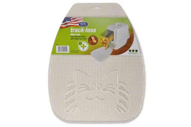 Alt view image 2 of 7 - Van Ness, Trackless Cat Litter Mat, White