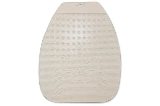 Alt view image 7 of 7 - Van Ness, Trackless Cat Litter Mat, White