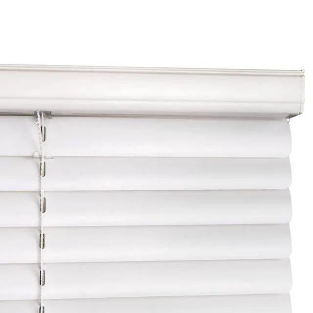Alt view image 2 of 6 - Mainstays Cordless Vinyl Light Filtering Window Blinds, White, 1 in Slats, 35 in W x 64 in L, 1-Piece