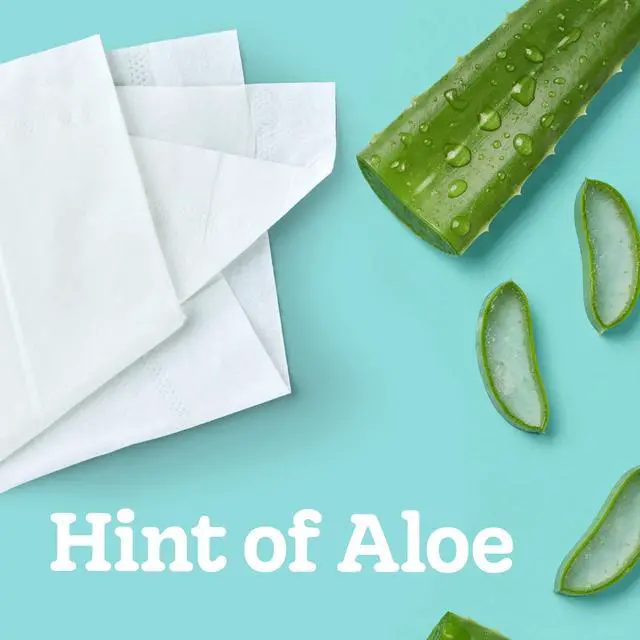 Alt view image 5 of 6 - Kleenex Cooling + Aloe Facial Tissues, 4 Cube Boxes, 50 Tissues per Box