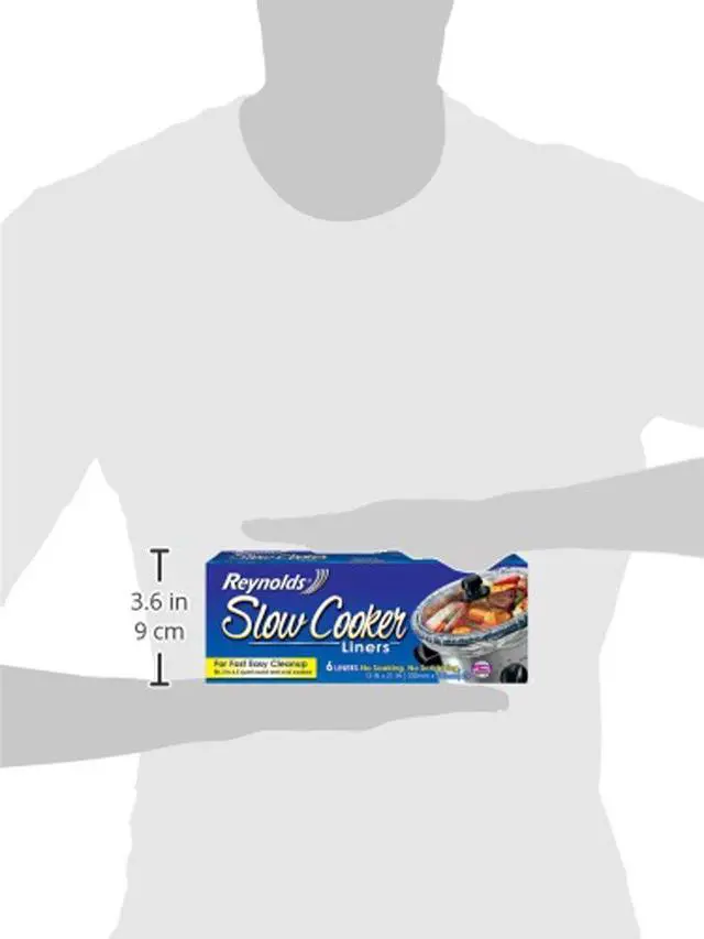 Alt view image 3 of 6 - Reynolds Kitchens Slow Cooker Liners, Regular Size, Fits 3-8 Quarts, 6ct