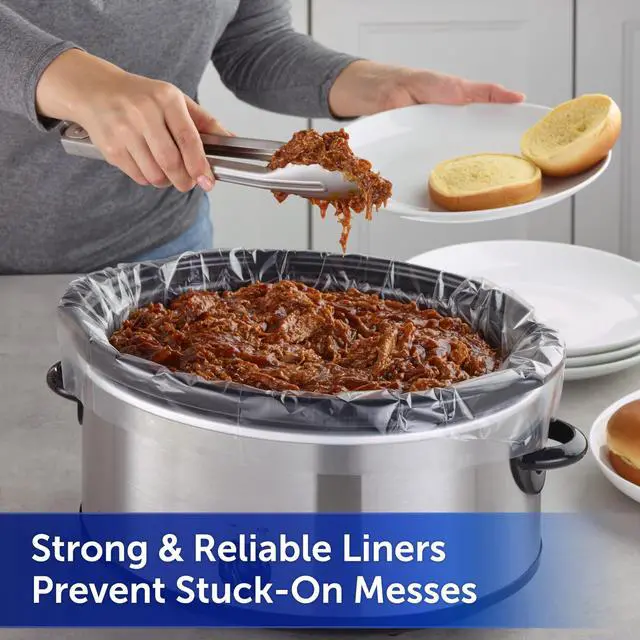 Alt view image 5 of 6 - Reynolds Kitchens Slow Cooker Liners, Regular Size, Fits 3-8 Quarts, 6ct