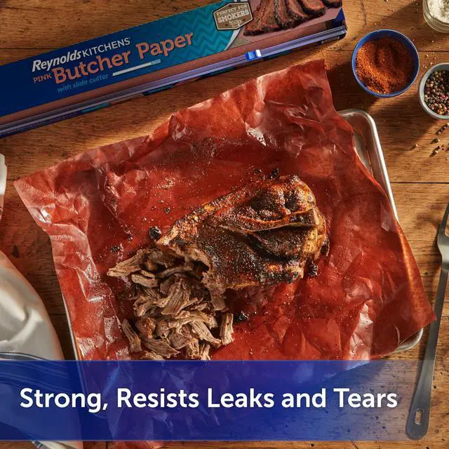 Alt view image 6 of 6 - Reynolds Kitchens 18 Inch Pink Butcher Paper with Slide Cutter, 75sq ft