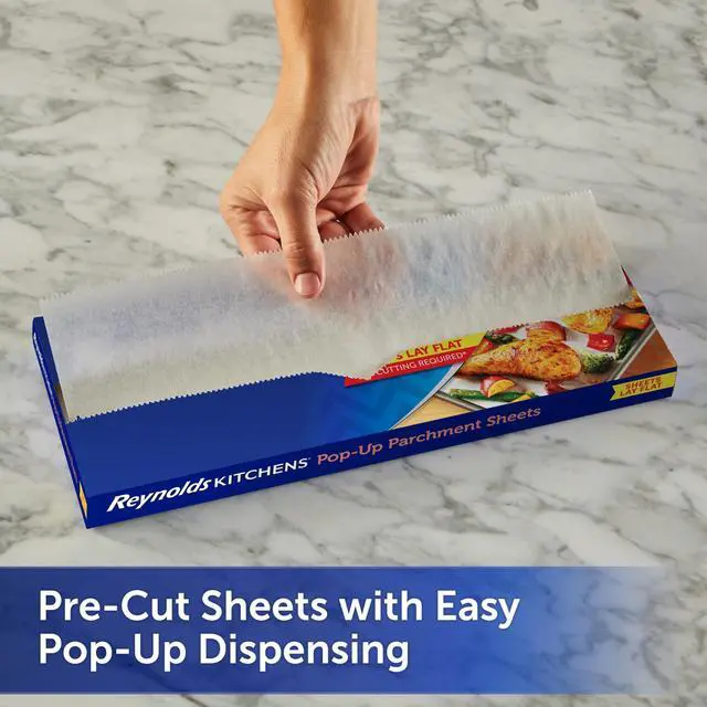 Alt view image 2 of 6 - Reynolds Kitchens Pop-Up Parchment Paper Sheets, 30ct
