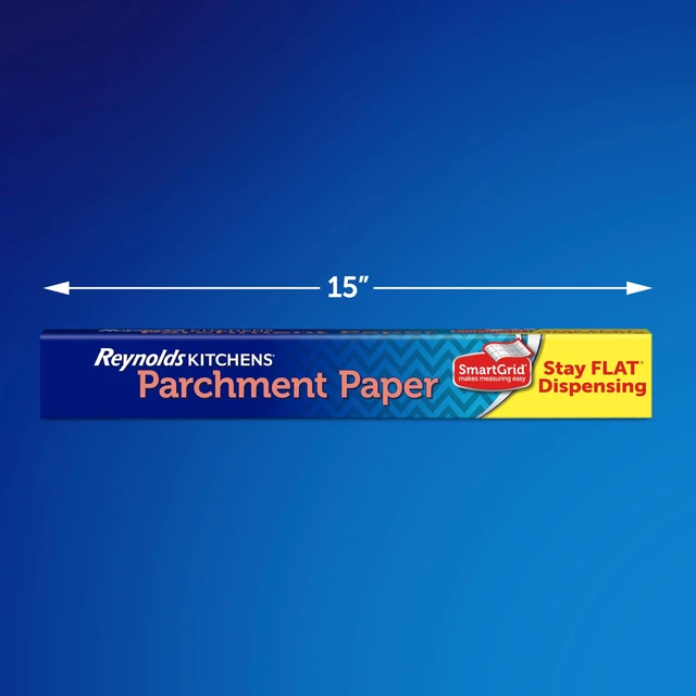 Alt view image 3 of 7 - Reynolds Kitchens Stay Flat Parchment Paper Roll with SmartGrid, 45sq ft