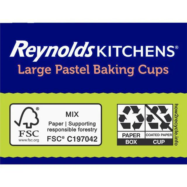 Alt view image 2 of 5 - Reynolds Kitchens Large Pastel Baking Cups and Cupcake Liners, 50ct