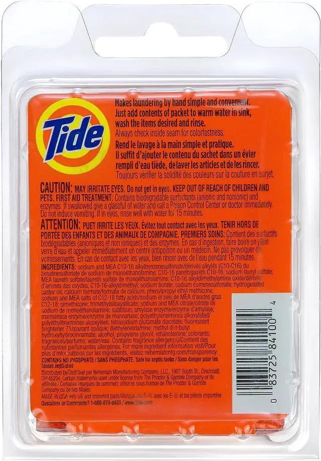 Alt view image 3 of 3 - Tide Liquid Travel Sink Packets, 3-Count