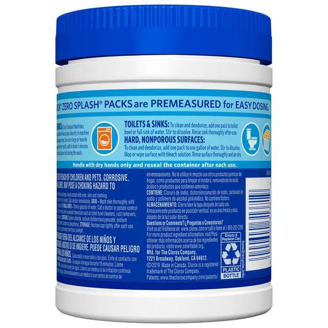 Alt view image 3 of 4 - Clorox Control Bleach Packs Regular Laundry Packs, 12 Count