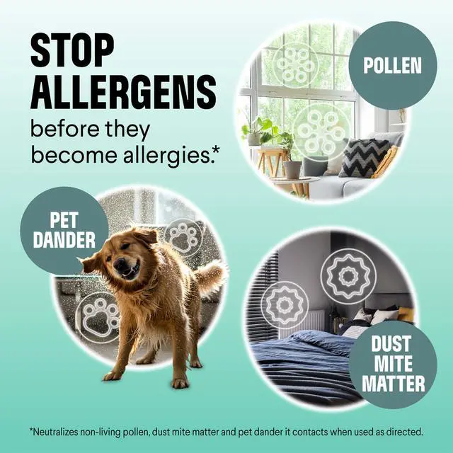 Alt view image 2 of 6 - Clorox PURE Allergen Neutralizer Daily Air Spray, Clean Breeze, 8 Ounces