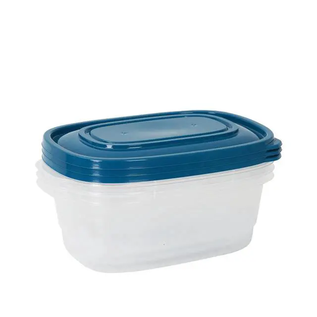 Alt view image 2 of 6 - Mainstays Semi Durable 8-Cup Plastic Food Storage Container Set, 3 Pack