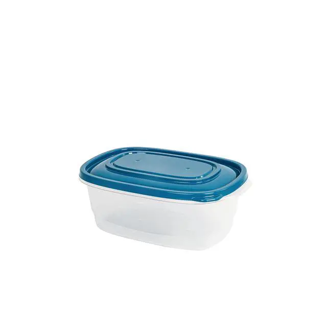Alt view image 5 of 6 - Mainstays Semi Durable 8-Cup Plastic Food Storage Container Set, 3 Pack