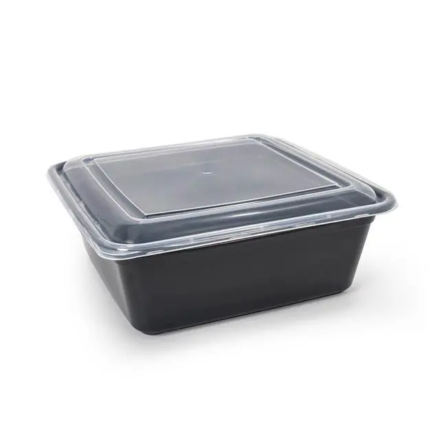Alt view image 5 of 6 - Mainstays 10-Piece (5 Containers + 5 Lids) 8-Cup Tall Square Meal Prep, BPA-Free, Microwave & Dishwasher Safe