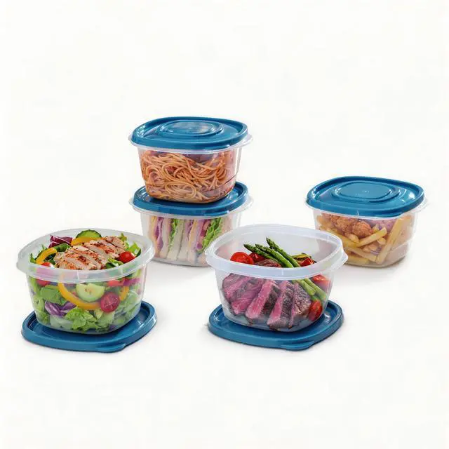 Alt view image 2 of 6 - Mainstays Semi Durable Food Storage Containers, 5.2 Cup, 5 Pack