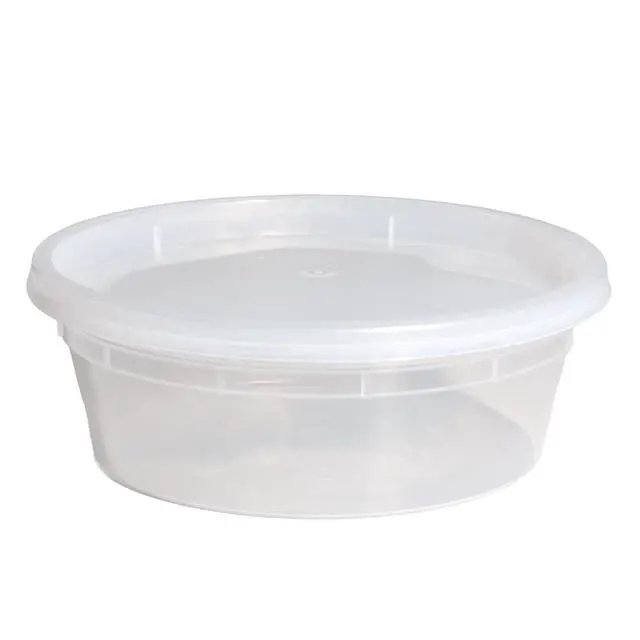 Alt view image 4 of 6 - Mainstays 40-Piece 8 oz Plastic Deli Container Set, 20 Containers and 20 Lids