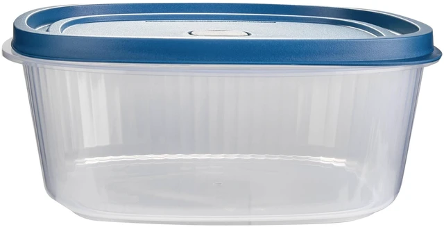 Alt view image 4 of 6 - Mainstays Reusable Food Storage Container Set, Large Square Plastic, 14 Cups Each, 2 Containers with 2 Lids