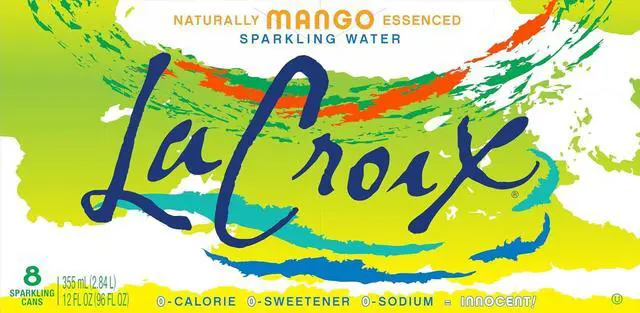 Alt view image 3 of 6 - La Croix Sparkling Water Mango, 12 Fl Oz, 8 Pack