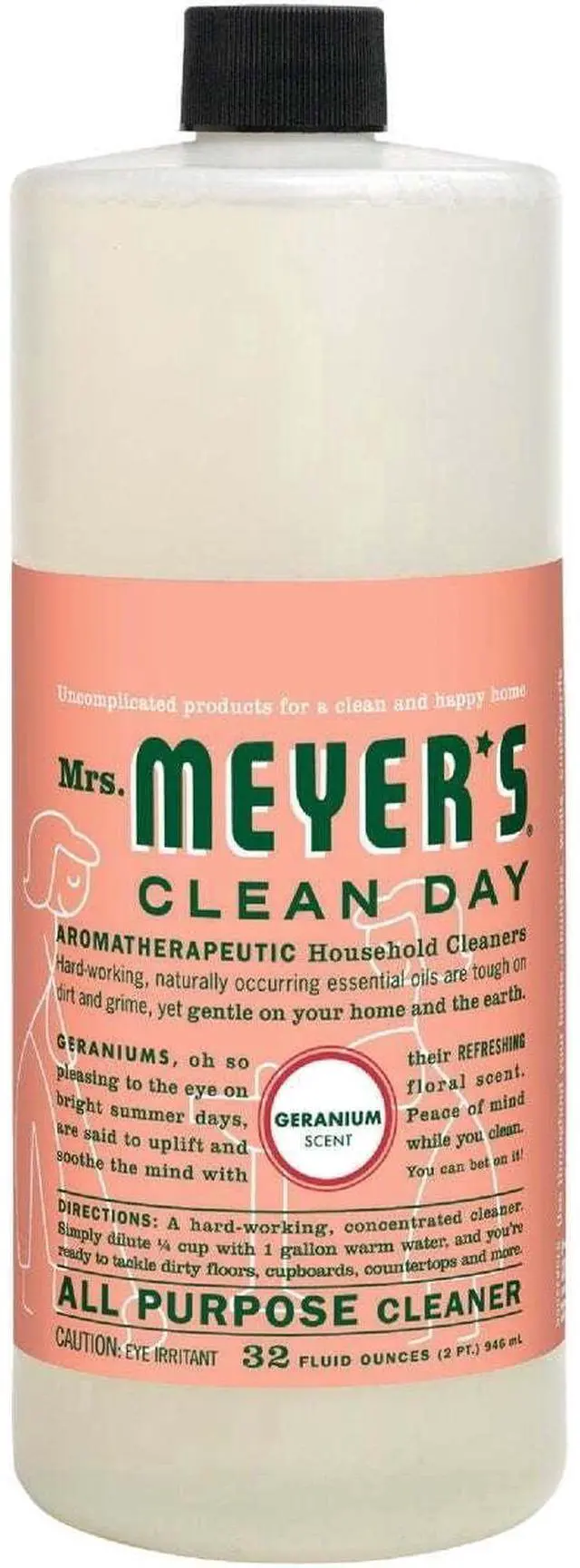 Main image of Mrs. Meyer's Clean Day Multi-Surface Everyday Concentrate, Geranium Scent, 32 Fl Oz Bottle