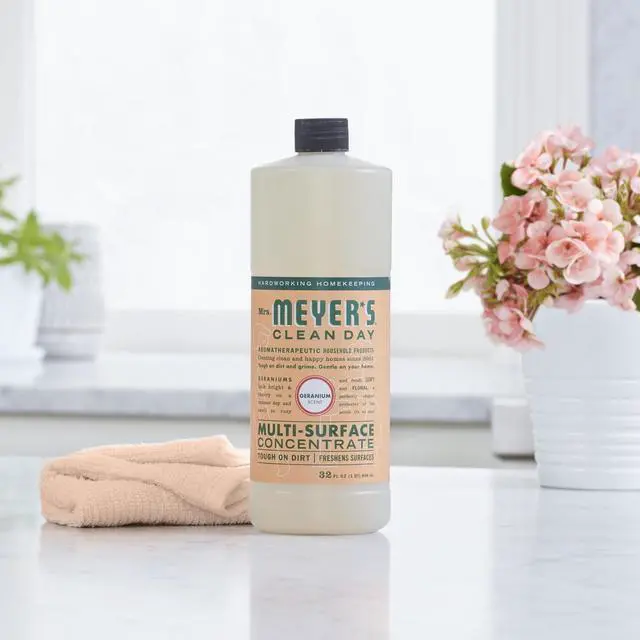 Alt view image 3 of 6 - Mrs. Meyer's Clean Day Multi-Surface Everyday Concentrate, Geranium Scent, 32 Fl Oz Bottle