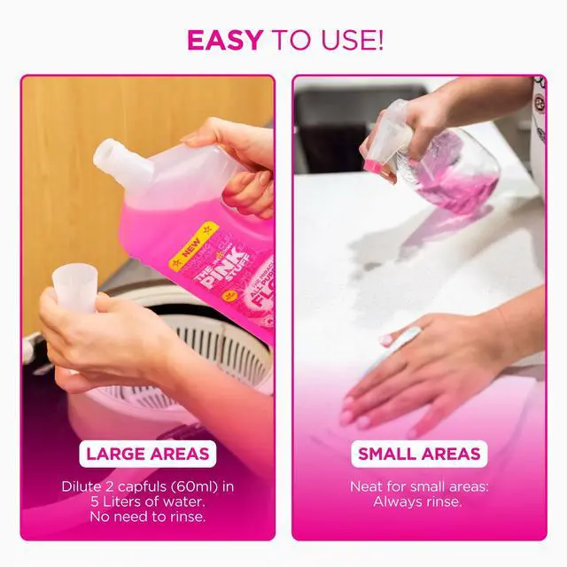 Alt view image 6 of 6 - Stardrops The Pink Stuff The Miracle All Purpose Floor Cleaner 33.8 Fl Oz