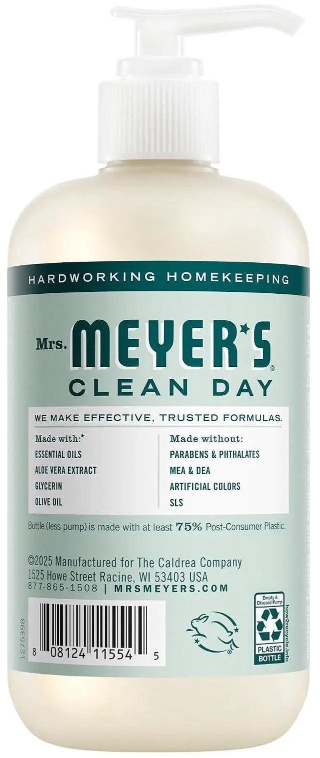 Alt view image 5 of 7 - MRS. MEYER'S CLEAN DAY Hand Soap, Birchwood Scent, 12.5 Fl Oz Bottle
