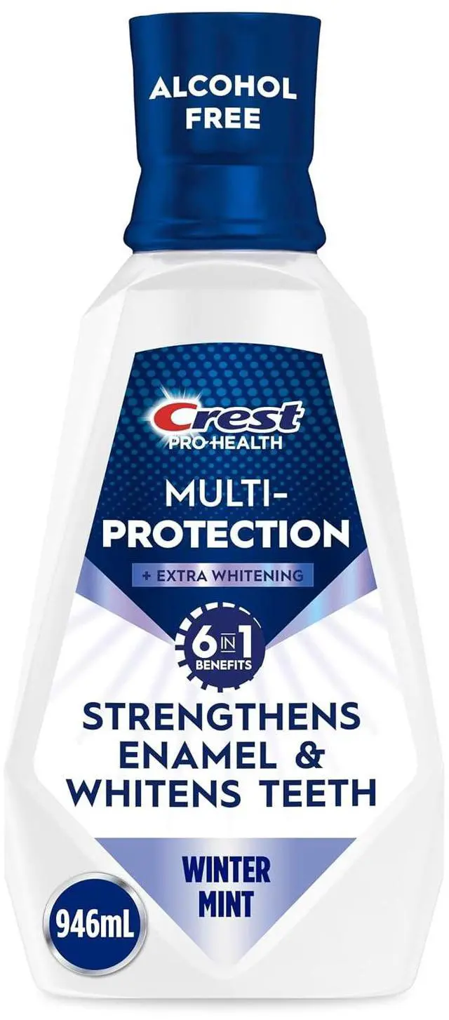 Main image of Crest Pro-Health Advanced Mouthwash, Alcohol Free, Extra Whitening, Energizing Mint Flavor, 946 mL (32 fl oz)