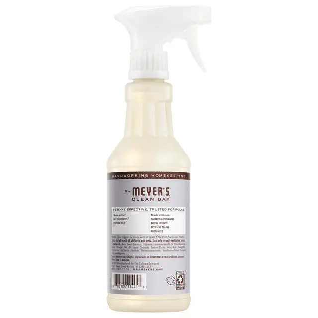 Alt view image 6 of 6 - MRS. MEYER'S CLEAN DAY All-Purpose Cleaner Spray, Lavender, 16 fl. oz