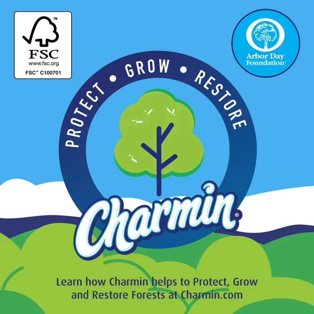 Alt view image 6 of 7 - Charmin Essentials Strong Toilet Paper 6 Mega Rolls, 429 sheets per roll
