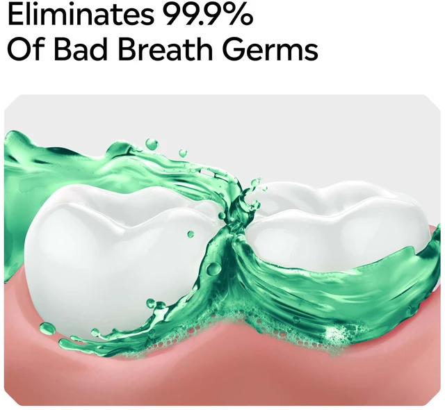 Alt view image 4 of 6 - Listerine Freshburst Antiseptic Mouthwash, Spearmint, 8.5 fl. oz/250 mL