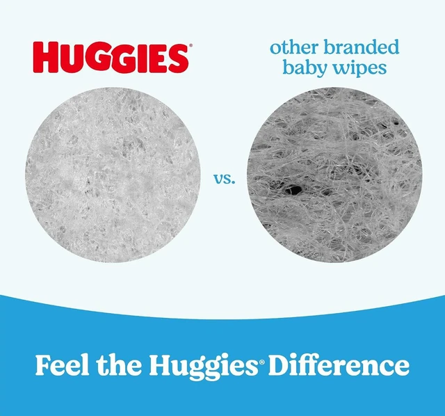 Alt view image 6 of 6 - Huggies Natural Care Cucumber, Aloe & Vit E Baby Wipes, 3 Packs, 168 Wipes