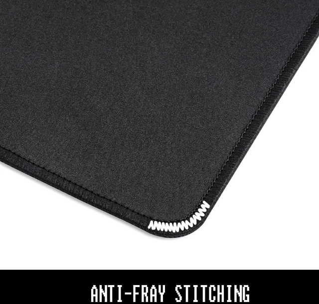 Alt view image 3 of 6 - Mouse Pad, 30% Thicker Black Computer Pad, Anti-Slip Rubber Mouse Mat with Stitched Edges for Gaming, Office, Laptop, PC, Women & Men, 8 x 10 Inch Thick 5 mm, Modern Design, Square