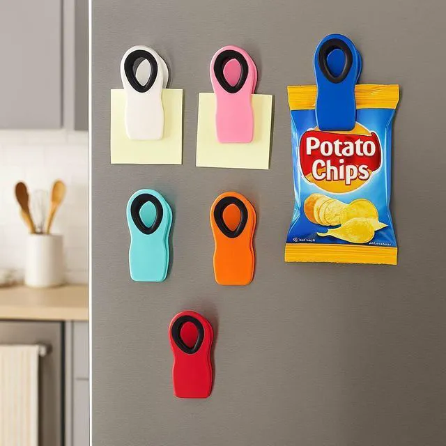 Alt view image 6 of 6 - Mr. Pen- Magnetic Chip Clips, 6 Pack, Airtight Seal