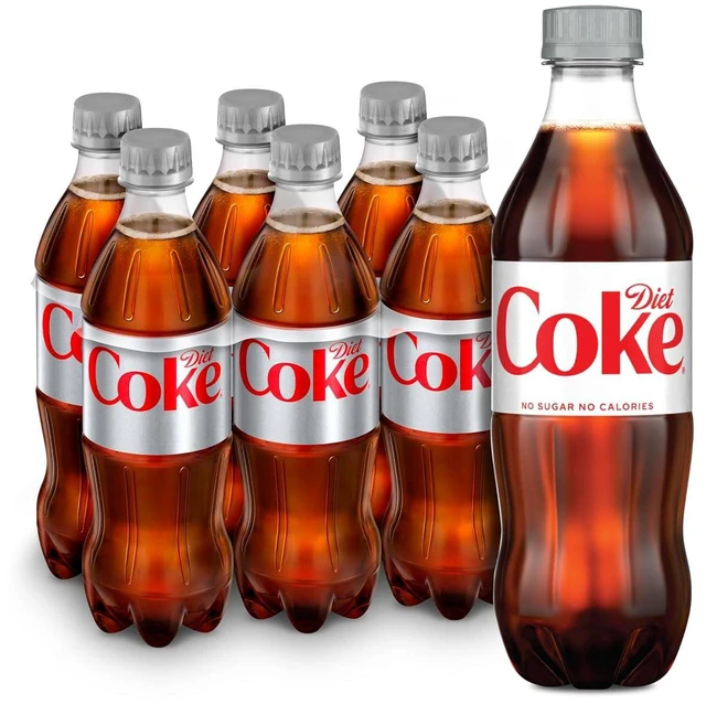 Main image of Diet Coke Soda Soft Drink Bottles, 16.9 fl oz, 6 Pack