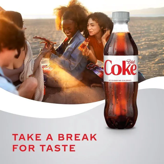 Alt view image 3 of 6 - Diet Coke Soda Soft Drink Bottles, 16.9 fl oz, 6 Pack