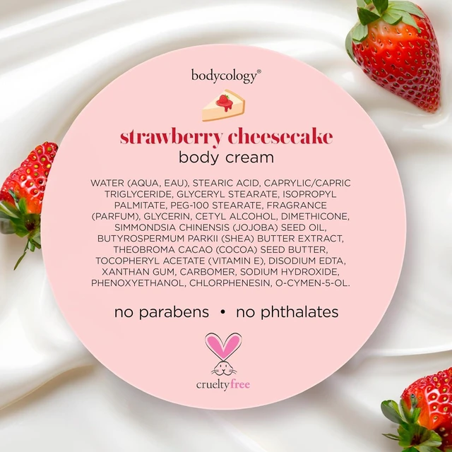 Alt view image 6 of 7 - Bodycology Shea Butter Body Cream, Strawberry Cheesecake, 8 oz
