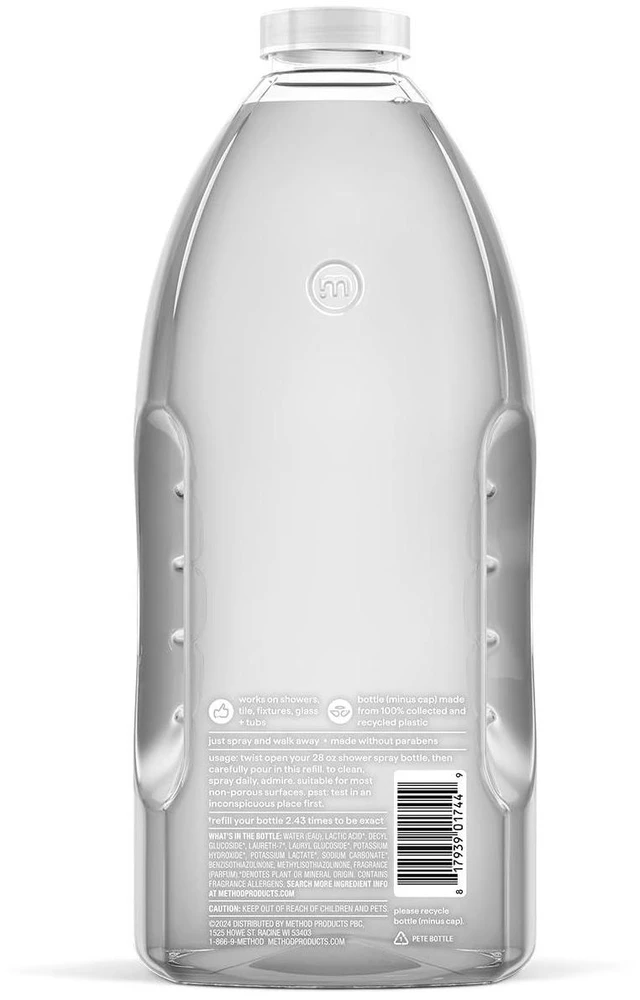 Alt view image 6 of 7 - method Daily Shower Cleaner Refill, Eucalyptus Mint, 68 fl oz