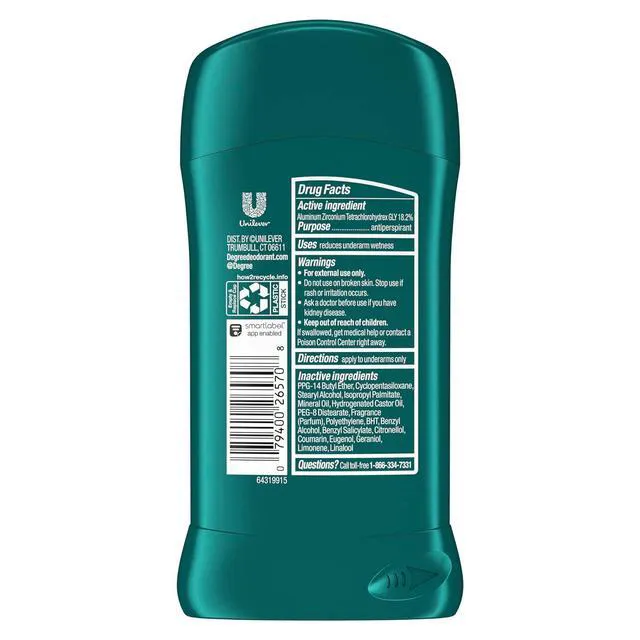 Alt view image 6 of 6 - Degree Men Dry Protection Antiperspirant Sport 2.7 oz