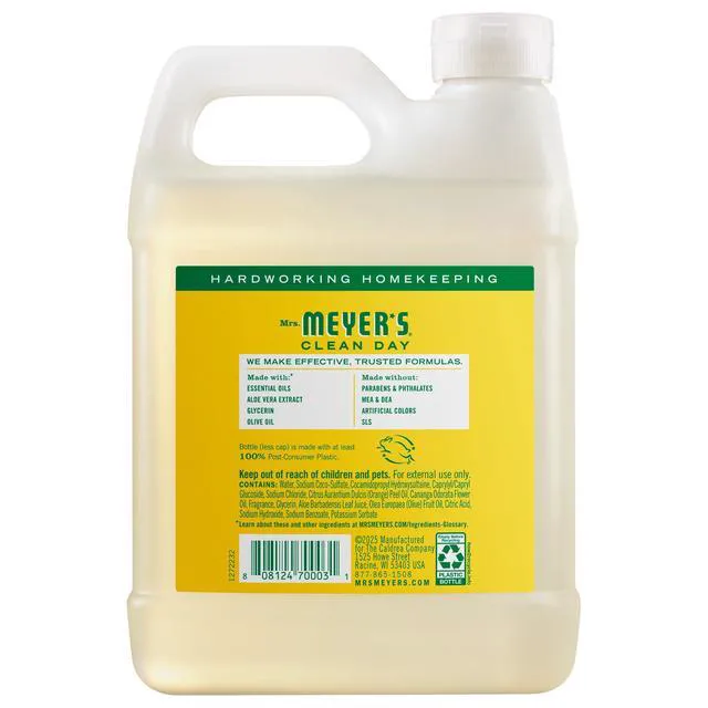 Alt view image 5 of 7 - Mrs. Meyer's Clean Day Liquid Hand Soap Refill, Honeysuckle, 33 Oz