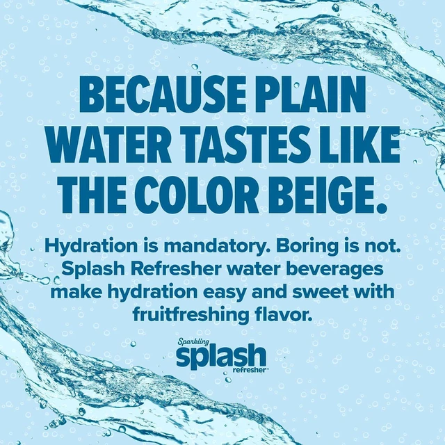 Alt view image 5 of 6 - SPLASH REFRESHER Flavored Sparkling Water in Cans - 12 Fl Oz, 8 Pack