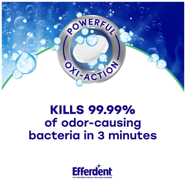 Alt view image 3 of 6 - efferdent Denture Cleaner Tablets, Minty Fresh & Clean, 44 Count
