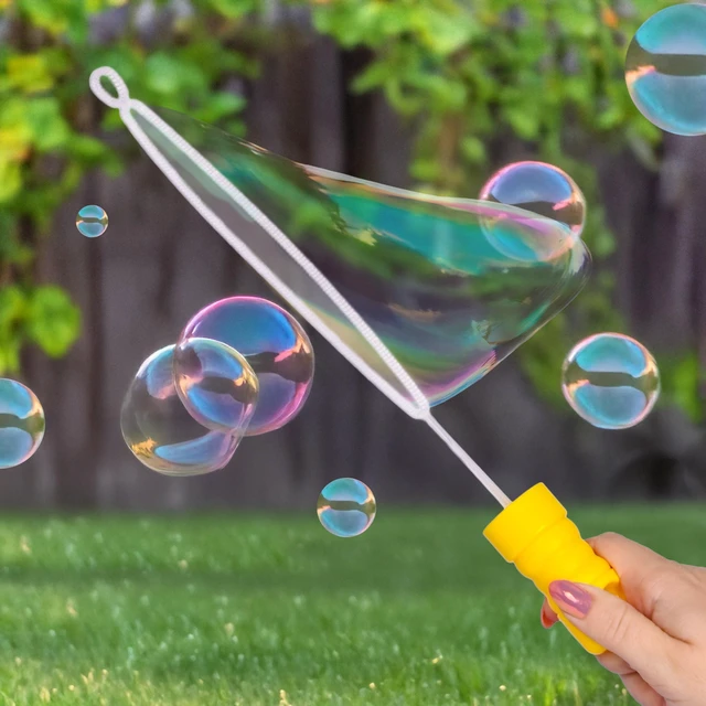 Alt view image 4 of 6 - Play Day Bubble Wand with 5 fl oz, 6 Pack Multicolor for Children Ages 3+