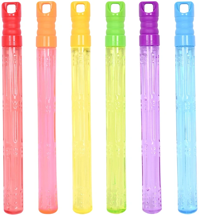 Alt view image 6 of 6 - Play Day Bubble Wand with 5 fl oz, 6 Pack Multicolor for Children Ages 3+